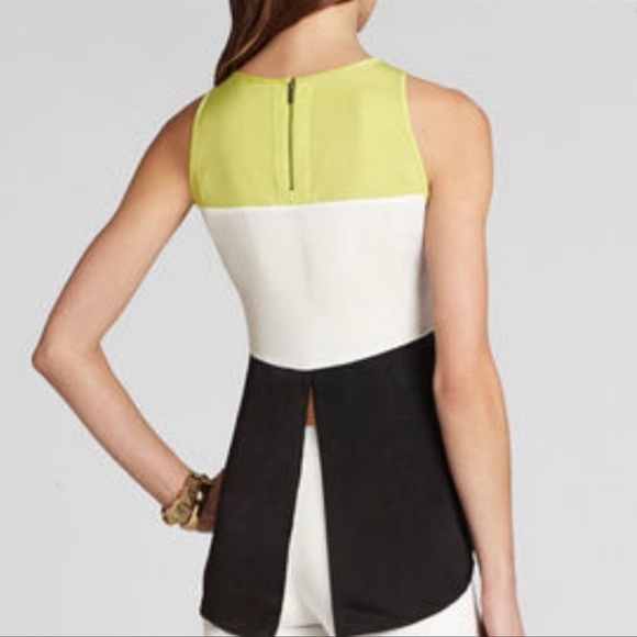 BCBGMAXAZRIA || Woman’s Lucie Colorblock Tank Sz Xs - Picture 2 of 7